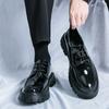 Fashion Classic Men's Patent Leather Shoes Business Casual Dress Shoes Luxury Man Party Occupation Oxford Shoes Wedding Shoe Plus 38-45