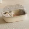 Double Layer Hamster Cage Breathable Visible Small Animal Carrier Translucent Large Space Pet Transport Box Pet Travel