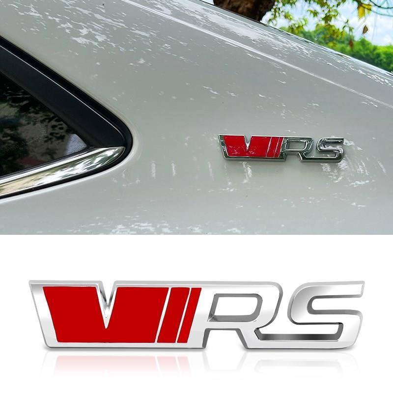 Модификация автомобиля VRS Металлическая наклейка для автомобиля Автомобиль в сети Стандартный трехмерный хвост кузова Стандартные декоративные аксессуары Декоративные наклейки