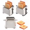 Decorations Playing House Toast Machine Miniature Toaster With 2PCS Bread Doll Accessories