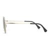 Emporio Armani Pilot Style Sunglasses With Leg Markings Unisex sunglasses Silver OEA2149D-300271