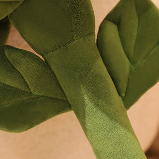 Rose Plush Toy Large Realistic Flower Pillow Decor Stuffed Animal Soft Hugging Cushion