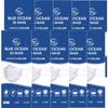 Mask Nonwoven Fabric Made In Japan 3D 3D BLUE OCEAN 3D Mask BLUE White 50 Pieces Pieces X 10 (5 Bags)