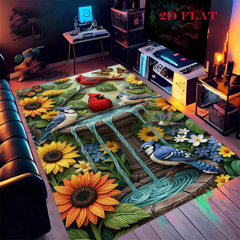 Plain Feeling Carpet Rug for Living Room Bedroom Home Sofa Decoration,Kids play Nonslip Floor Mat