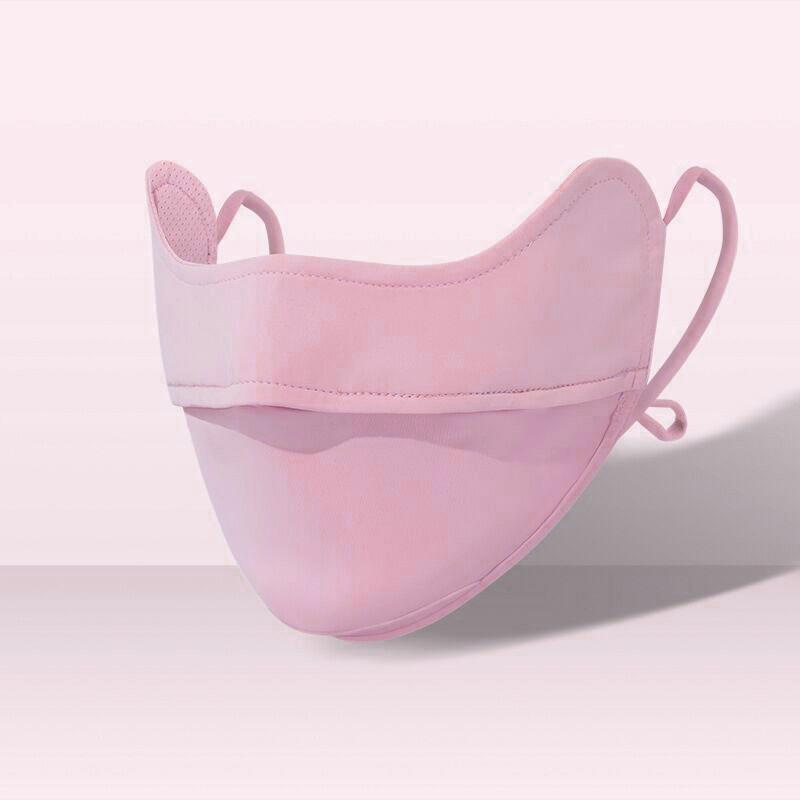 Унисекс УФ-блокирующая солнцезащитная маска Ice Silk на все лицо