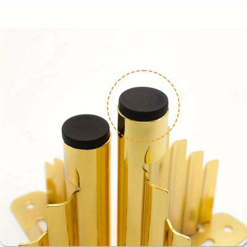 4 шт. Ножки для мебели, базовые, прочные, треугольные, с верхней пластиной для дивана, кровати, кушетки, комода с резиновыми напольными протекторами