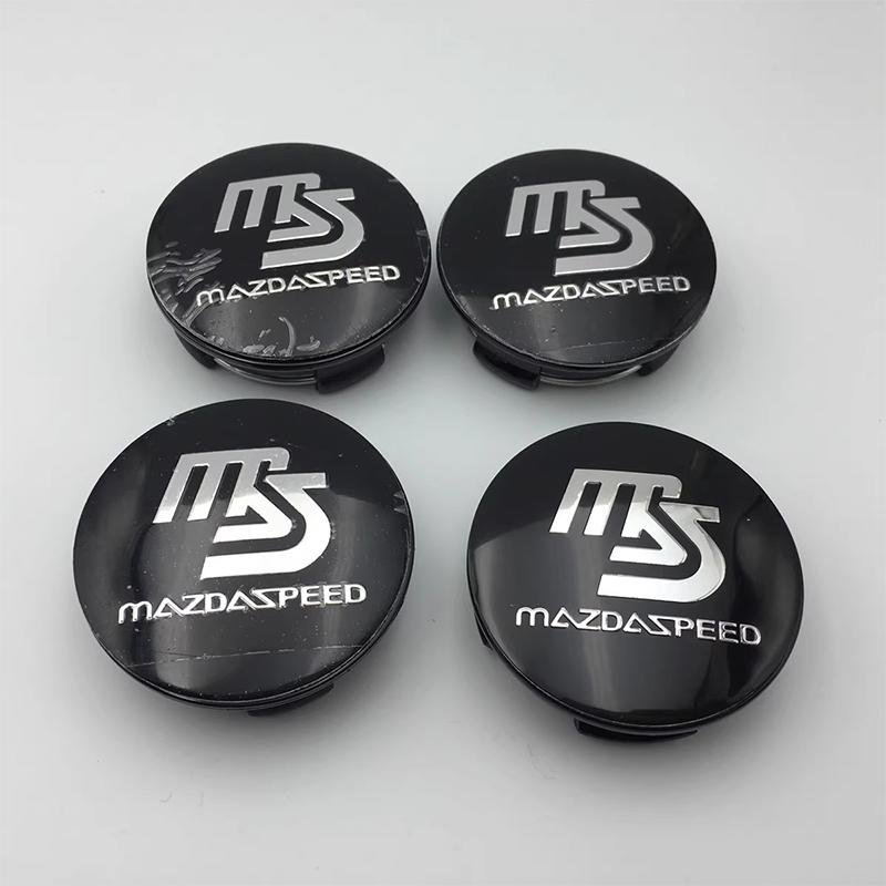 52/56/60mm Car Tire Center Hub Caps Emblem Covers for Mazda Atenza MX3 CX3 CX5 2 3 6 323 626 RX8 RX7 Protege Axela Speed