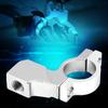 10mm Motorcycle Rearview Mirror Bracket Handlebar Mount Mirror Adapter Holder Clamp Silver