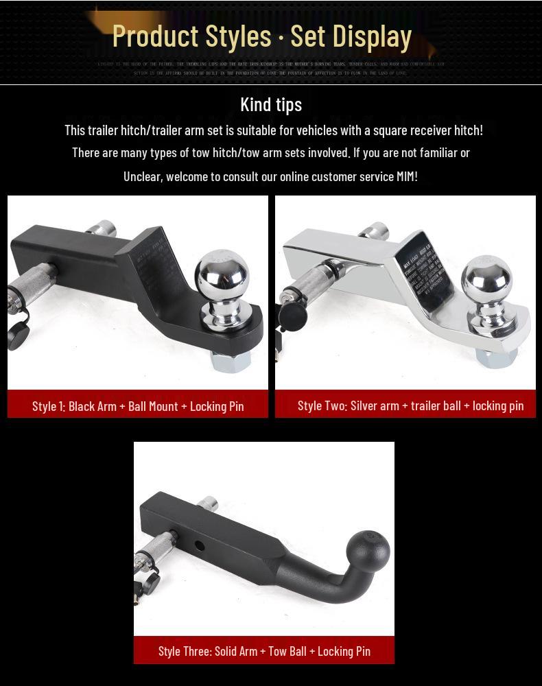 Совместимый буксировочный крюк для Mercedes GLS350, GL450, GLE400 - Улучшенное сцепное устройство