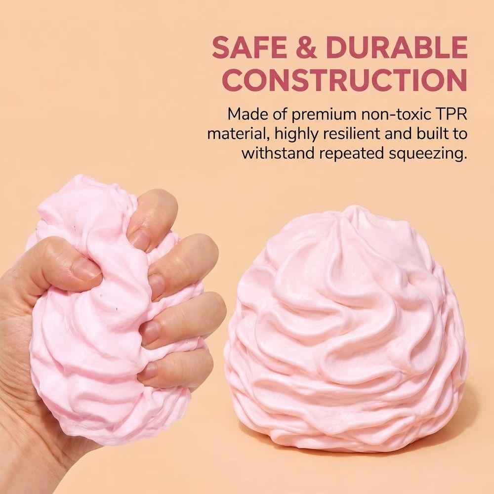 Hand Relax Cream Roll Squeeze Toy Slow Rebound Cake Slow Rising Toy Push Bubble Roll Toy Anxiety