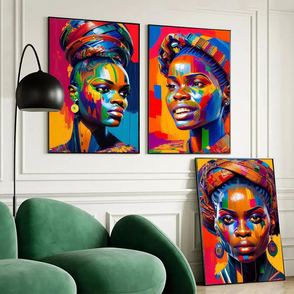 5D Diy Алмазная Картина Африканская Черная Женщина Портрет Настенная Живопись Мозаика Вышивка Девушка Цветная Картина Украшение Гостиной
