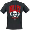 Футболка Bullet for My Valentine Lightning Skull, Футболка в стиле Metalcore с ретро-руками и принтом черепа, Мерч для фанатов группы