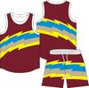 Digital printing basketball jersey set men's and women's game sports jersey training camp team full body printing personalized jersey customization
