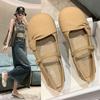 Xiaoxiangfeng Single Shoes Women's Summer Soft Flat Bottom 2025 New Spring and Autumn Korean Version Mary Jane Evening Gentle Grandma Small Leather Sh