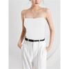 Strap top with chest cushion vest for summer wear, beautiful back yoga top, one neck underwear, anti glare flat bottom shirt