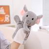Милые Мультяшные Животные Плюшевая Ручная Кукла Жираф Тигр Лев Аллигатор Корова Петух Кролик Свинья Интерактивная Плюшевая Игрушка Сценический Реквизит Подарок