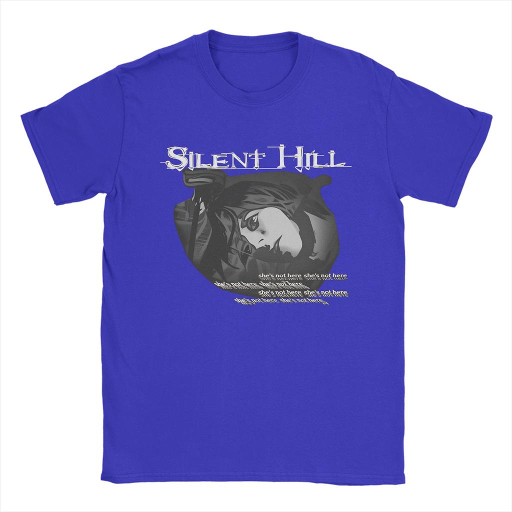 Винтажная футболка Silent Hill из чистого хлопка, новинка, футболка унисекс, летняя, эстетичная, на заказ, DIY, топ с коротким рукавом