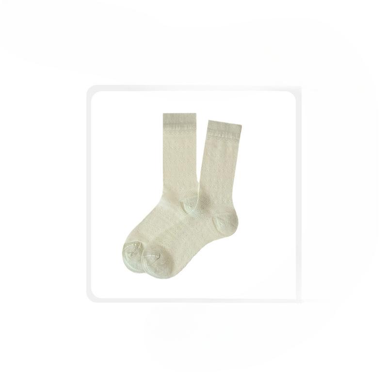 Ladies Spring and Summer New Style Thin Hollow Love Mesh In The Tube Socks