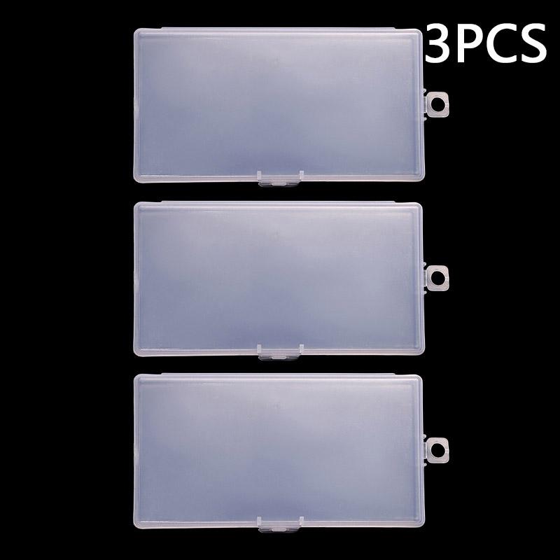 Коробки Коробка для хранения Пылезащитная 14,8*7,8*1,8см 3шт DIY Подставка для серег Органайзер для ювелирных изделий Ожерелья ПП Прозрачный