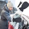 With Glove Snow Scraper Lambswool Cleaning Snow Shovel Portable Snow Shovel Gloves  Auto Window