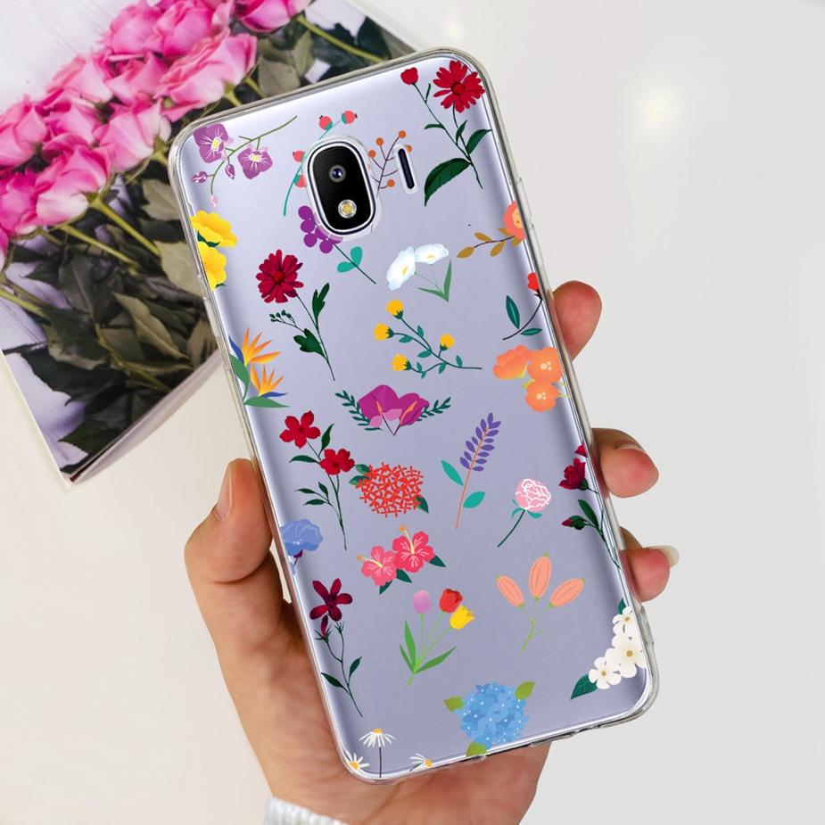 Чехол для Samsung Galaxy J4 2018 SM-J400F Роскошный Прозрачный Силиконовый Мягкий ТПУ Чехол для Телефона Для Samsung J4 Plus J4+ J415F Задняя Крышка Capa
