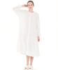 Narue Shoe Cream Gauze Lace Sizes Women's Nightgown, Ivory, M-L