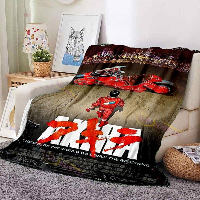 Одеяло Akira Movie Manga, ультрамягкое фланелевое одеяло, теплое флисовое одеяло, домашний декор для кровати, дивана, всесезонный декор в стиле ретро