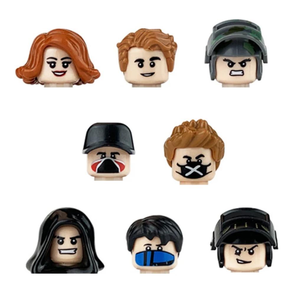 Mini Action Figures Human Building Block Toys Boys Girls City Men Doctors Nurse Monkey Figures Toys Mini Tools Packs Kids Gifts