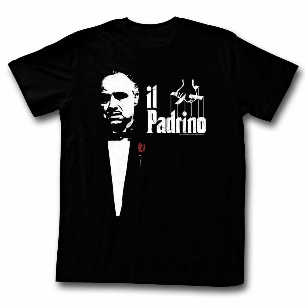 Крестный отец Il Padrino Черная Взрослая Футболка