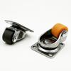 Yousheng 0.5 Inch Furniture Caster Wheels Universal Small Swivel Plate Casters for Carts Furniture Baby Bed Kitchen Cabinet Table