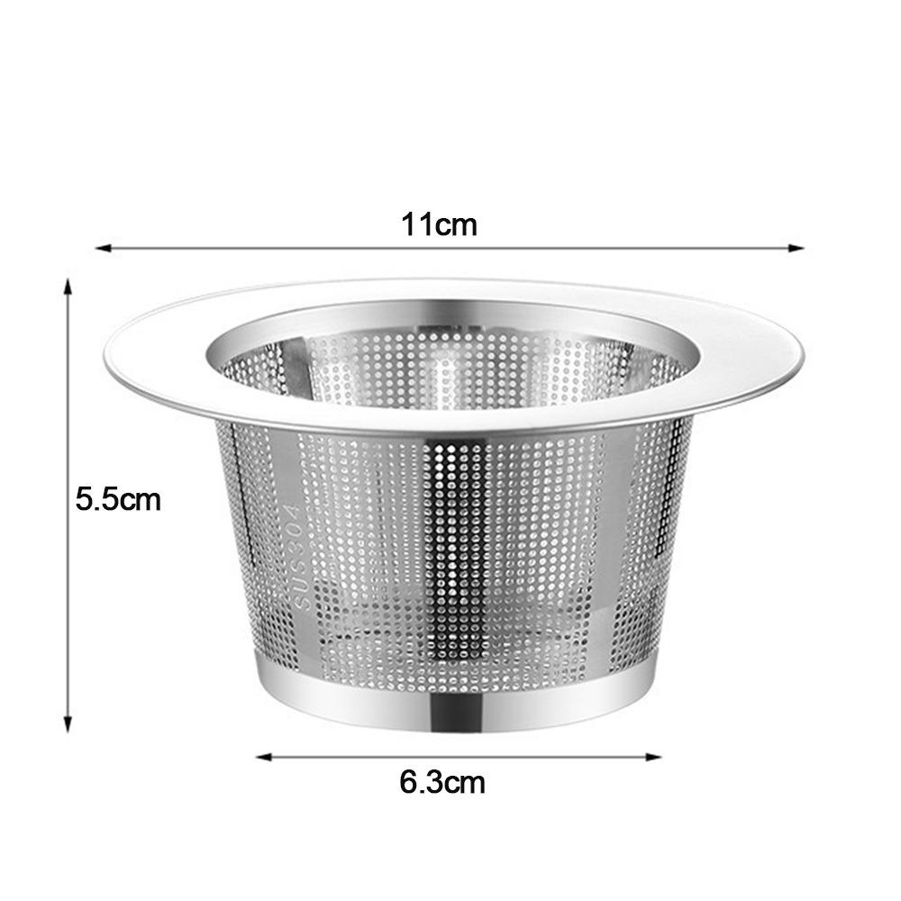 Stainless Steel Sink Strainer Round Shape Anti-blocking Drain Stopper Mesh Hair Catcher Floor Waste Filter Net