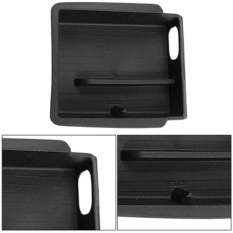 Storage Box with Sunglasses Bracket Segmented Center Console Storage Box Fit for Tesla Model 3/Y Armrest Storage Box
