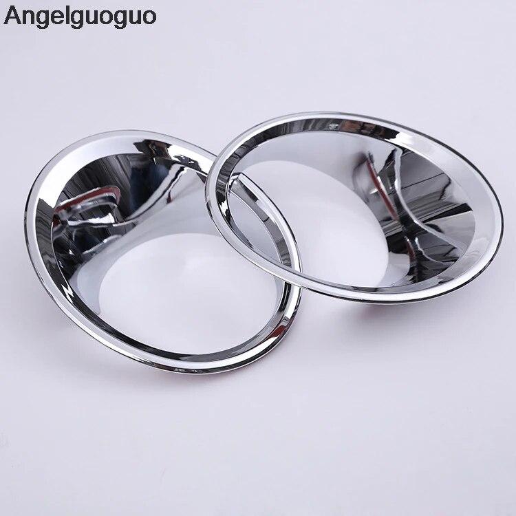 Angelguoguo автомобильный передний противотуманный фонарь крышка фары отделка для BMW X1 F48 2016 2017