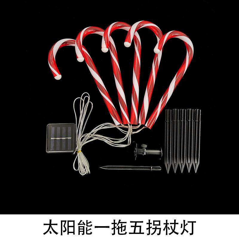 Рождественский декор, солнечная лампа, садовый светильник, Decoracion Navidad, наружный тростниковый светильник, работающий на солнечной энергии, светодиодный для наружного домашнего декора