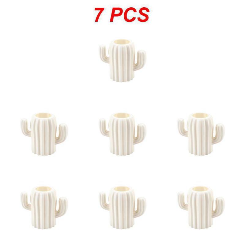 1~10PCS Creative Student Pen Holder Stationery Desktop Cactus Desk Multifunction Storage Box PE Pen Container Brush Pot Office