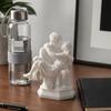 3D-печатная скульптура пары, Фигурка принцессы на коленях, несущая, Романтическое художественное изделие из смолы, Настольный декор, Уникальный подарок на годовщину, день рождения для пар, Фитнес