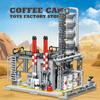 Уличный вид Нефтеперерабатывающий завод MOC Кирпичи Головоломка Игрушки STEM Город Центр хранения природного газа Строительная модель Набор блоков Подарок ребенку НОВЫЙ