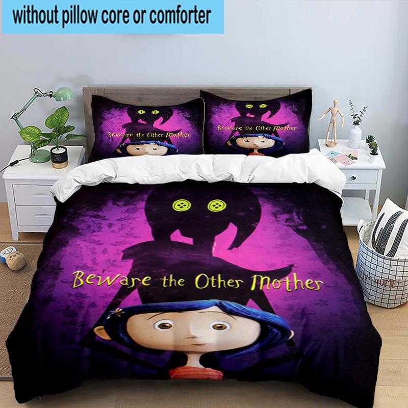 3PCS Fantasy In horror mother 3pcs Bedding,Including 3PCS Duvet Cover And 2pcs Pillowcases Perfect for Christmas,Ideal for Bedroom, Dormitory