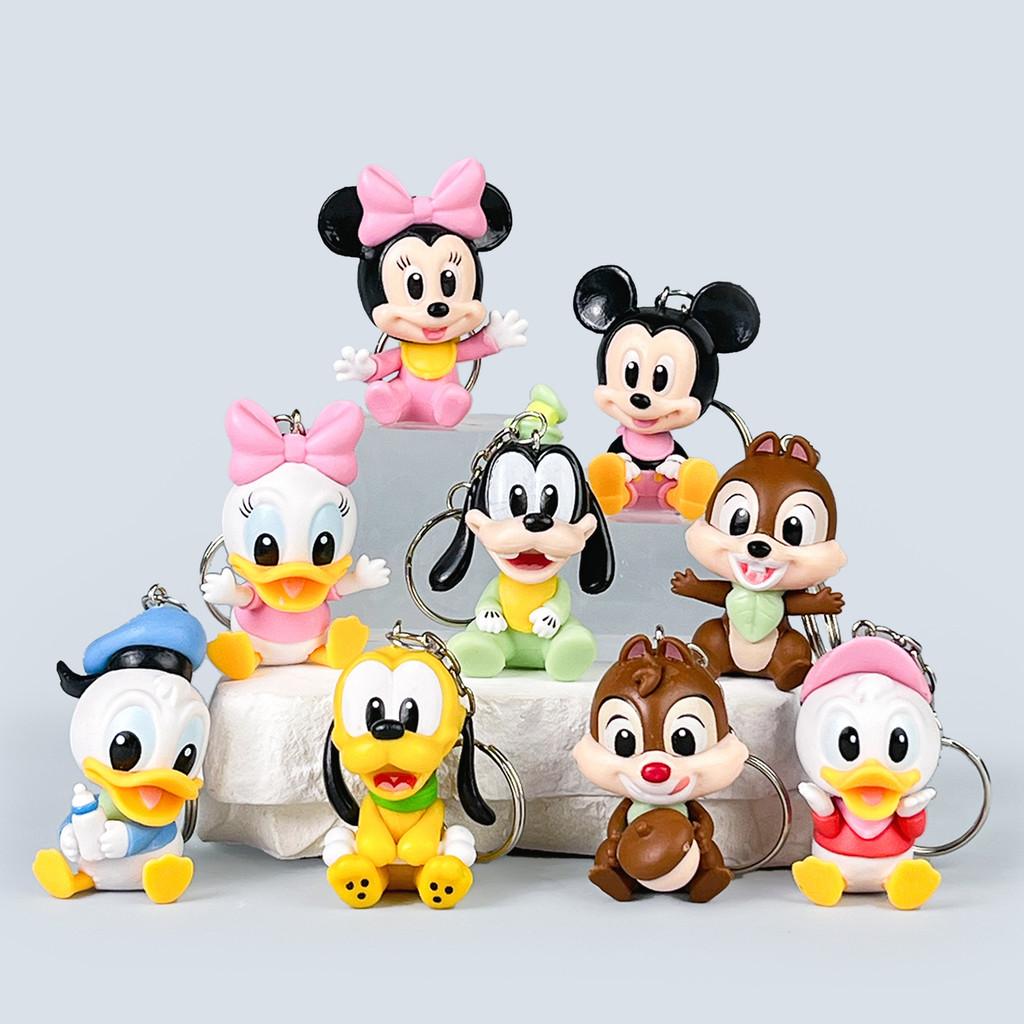 Mickey Mouse Pvc Keychain Collectible With Cartoon Characters For Fans And Kids