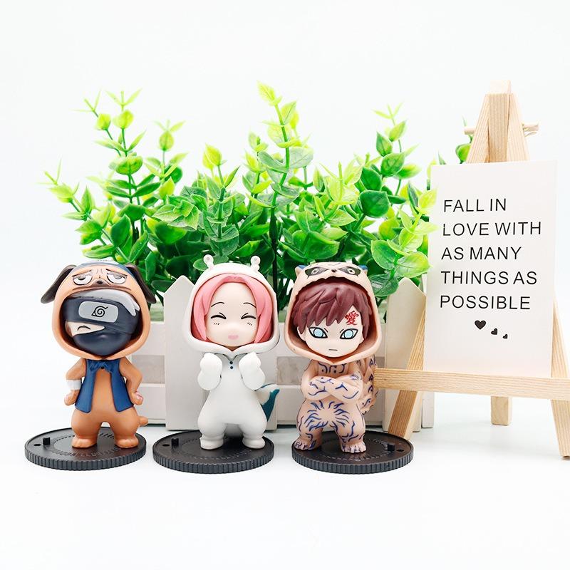 Новая серия пижам Naruto Bnfigureq, слепой бокс, фигурка-модель Саске Какаши, настольные украшения, рождественский подарок, игрушка