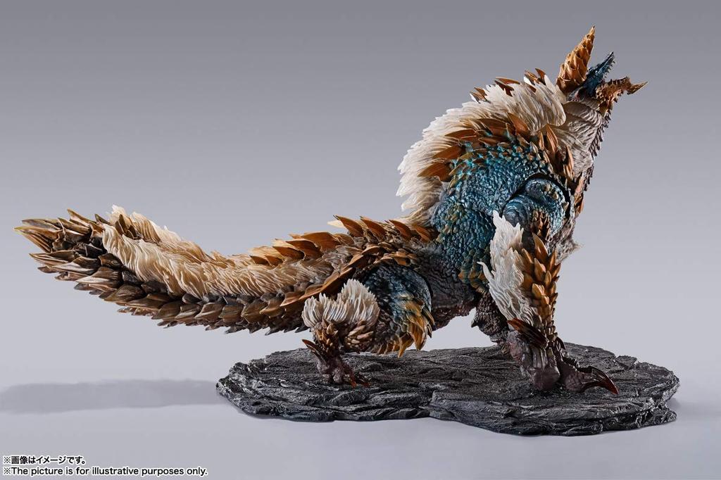 TAMASHII NATIONS Monster Arts Monster Hunter Iceborne Zinogre 285 мм окрашенная подвижная фигурка SH. Мир приблизительно. АБС и ПВХ