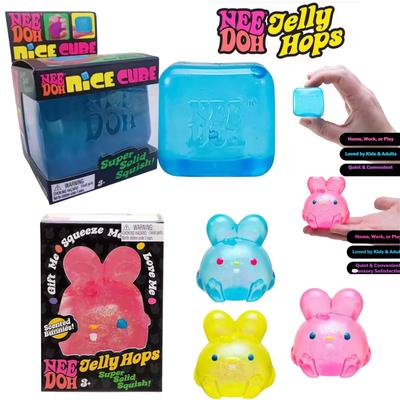 Needoh Nice Cube Сенсорный Куб для Снятия Стресса Различные Стилі Игрушка-Фіджет для Тревоги и Концентрации Настольный Сенсорный Куб Для Взрослых Детей