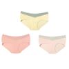 TERMEZY 3Pcs/lot Seamless Panties Ice Silk Female Comfort Underwear Women Low-Waist Briefs Large Size Maternity Panty Sexy Lingerie