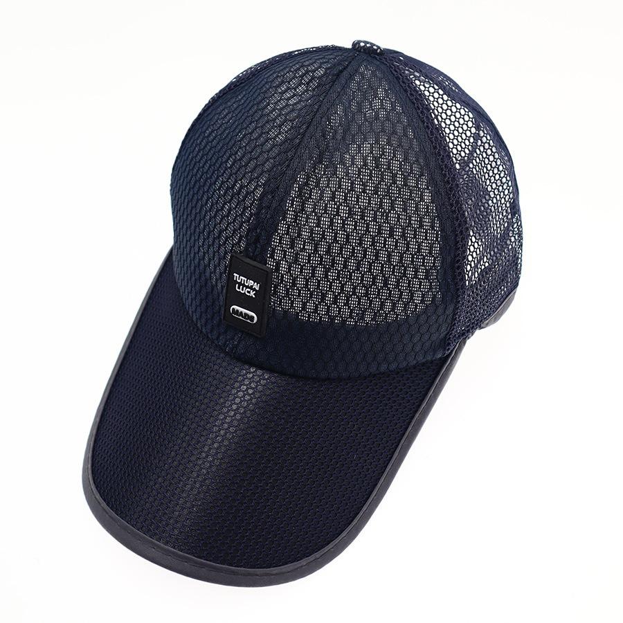 Летняя кепка с козырьком для мужчин, дышащая шляпа от солнца для женщин, простая бейсболка с большими полями для рыбалки и спорта