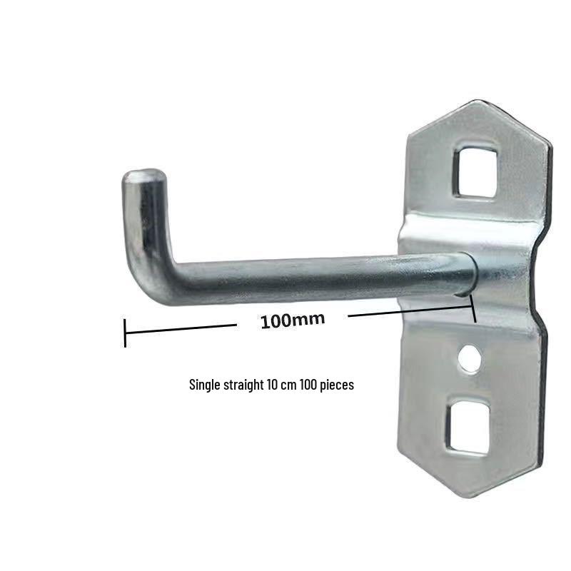 Стеллаж для инструментов с квадратными отверстиями и крючками для отверток и магнитной полосой