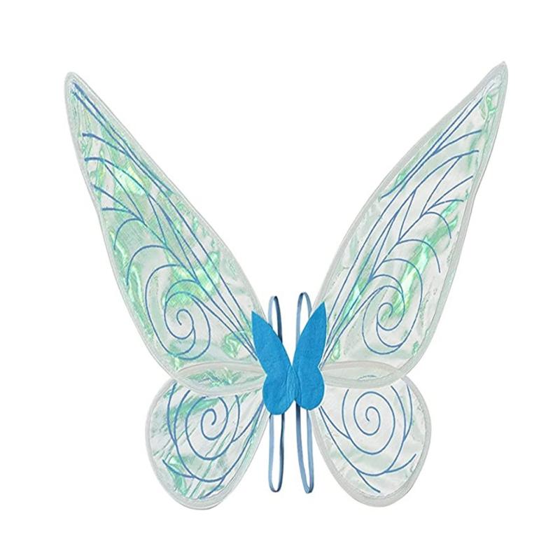 Праздничная вечеринка, ослепительное крыло бабочки, Хэллоуин, костюм феи и ангела, реквизит