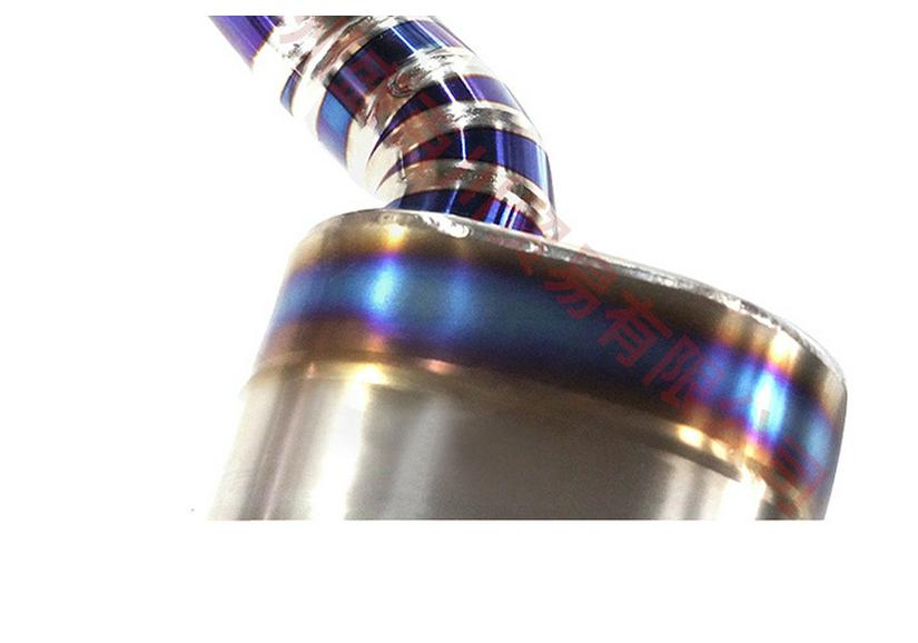 Titanium Remote Control Muffler Exhaust for Porsche Panamera 971/2.9T