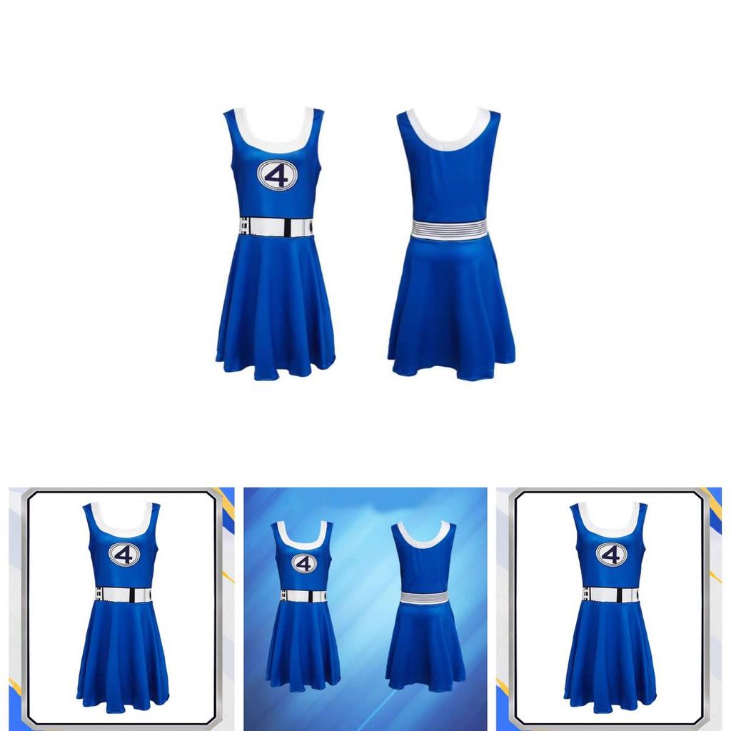 Fantastic Four Cosplay Bodysuit For Halloween Dress Up With Durable Milk Silk Fabric For Kids And Adults