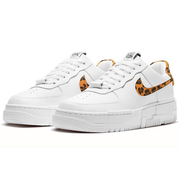 Nike Женские кроссовки Air Force 1 Pixel SE с леопардовым принтом белые CV8481-100