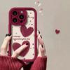 Чехол для iPhone 15 Red Love Heart Пара силиконовый чехол для телефона для iPhone 15 14 13 12 11 Pro Max X XR XS 7 8 Plus SE2 Мягкий противоударный бампер задняя крышка